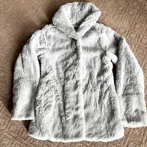 Patagonia Kids Fuzzy Gray Coat